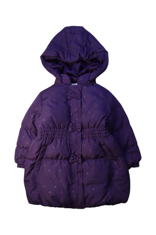 A Purple Puffer/Quilted Coats & Outerwear from Chickeeduck in size 2T for girl. (Front View)