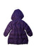 A Purple Puffer/Quilted Coats & Outerwear from Chickeeduck in size 2T for girl. (Back View)