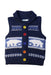 A Navy Sweater Vests from BEAMS in size 2T for boy. (Front View)