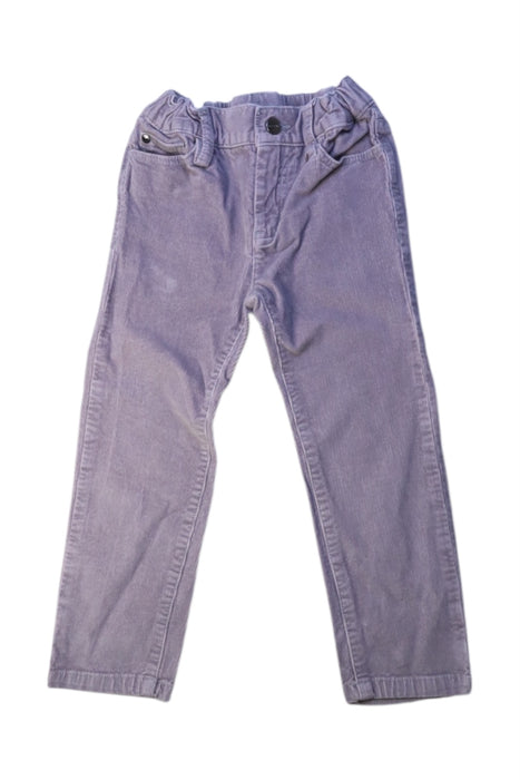 A Purple Casual Pants from Jacadi in size 4T for boy. (Front View)