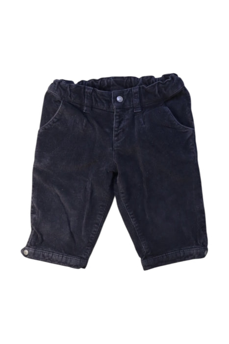A Navy Casual Pants from Petit Bateau in size 3T for boy. (Front View)