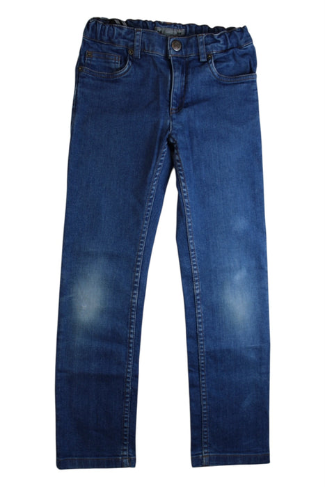 A Blue Jeans from Bonpoint in size 8Y for girl. (Front View)