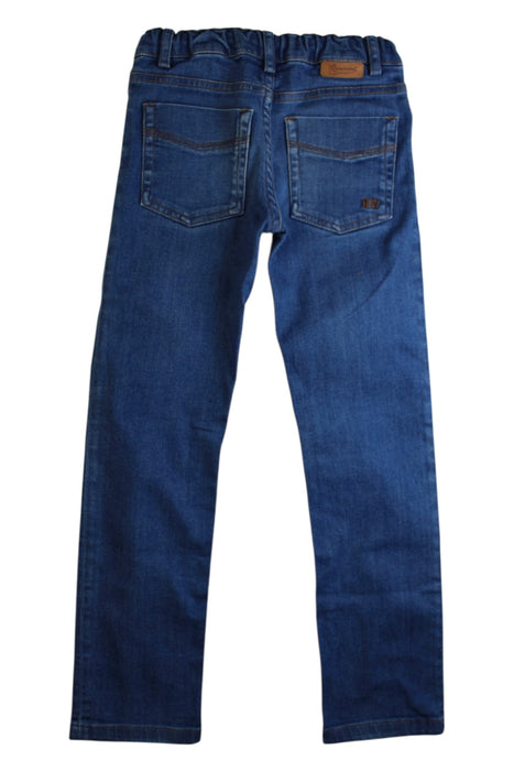 A Blue Jeans from Bonpoint in size 8Y for girl. (Back View)