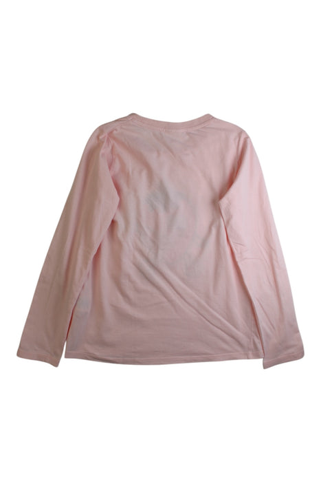A Pink Long Sleeve T Shirts from Seed in size 8Y for girl. (Back View)