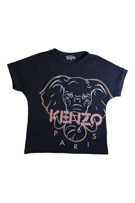 A Navy Short Sleeve T Shirts from Kenzo in size 8Y for girl. (Front View)