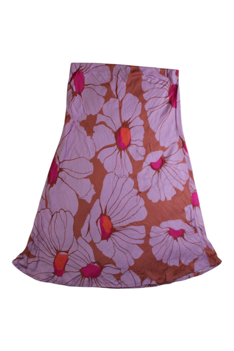 A Pink Mid Skirts from Excuse My French in size 6T for girl. (Front View)