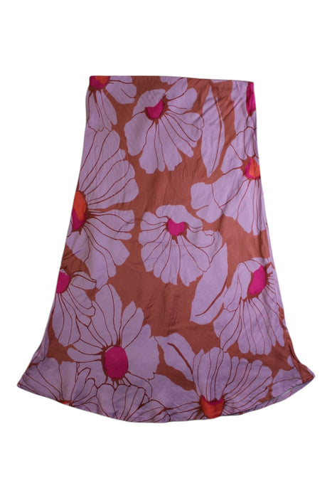 A Pink Mid Skirts from Excuse My French in size 6T for girl. (Back View)