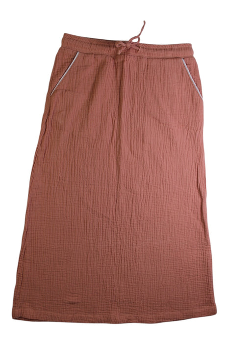 A Brown Mid Skirts from Excuse My French in size 8Y for girl. (Front View)