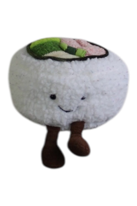 A White Soft Toys from Jellycat in size O/S for neutral. (Front View)