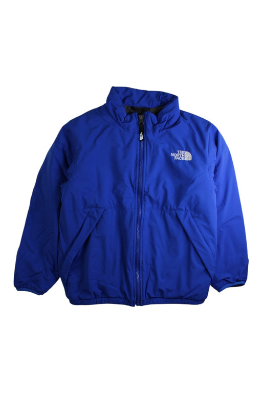 A Blue Lightweight Jackets from The North Face in size 10Y for boy. (Front View)