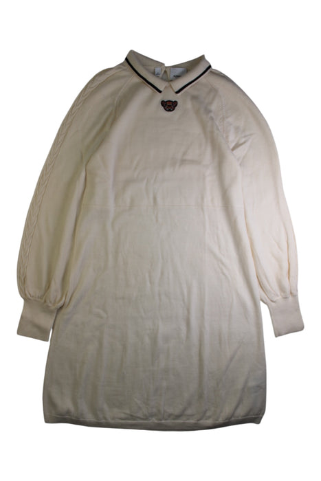 A Ivory Sweater Dresses from Burberry in size 14Y for girl. (Front View)