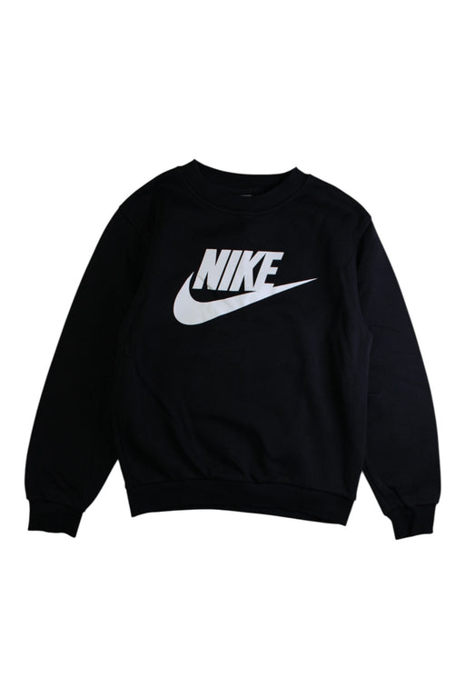 A Black Crewneck Sweatshirts from Nike in size 10Y for neutral. (Front View)