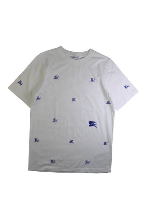 A White Short Sleeve T Shirts from Burberry in size 14Y for boy. (Front View)