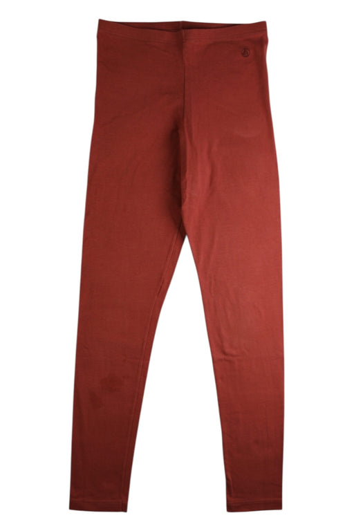 A Red Leggings from Petit Bateau in size 10Y for girl. (Front View)