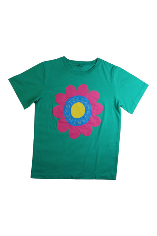 A Green Short Sleeve T Shirts from Stella McCartney in size 8Y for girl. (Front View)