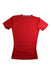 A Red Active Tops from Under Armour in size 7Y for girl. (Back View)