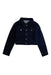 A Navy Lightweight Jackets from Petit Bateau in size 8Y for girl. (Front View)