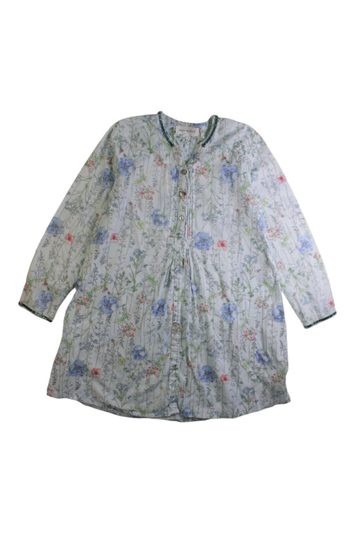 A Multicolour Long Sleeve Shirts from Excuse My French in size 6T for girl. (Front View)