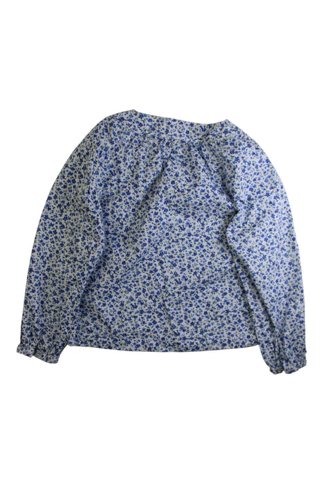 A Blue Long Sleeve Shirts from Little Mercerie in size 8Y for girl. (Back View)
