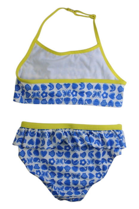 A Blue Bikinis from Boden in size 7Y for girl. (Back View)
