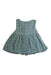 A Green Sleeveless Dresses from Calvin Klein in size 12-18M for girl. (Back View)