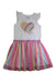 A White Sleeveless Bodysuits from Juicy Couture in size 7Y for girl. (Front View)