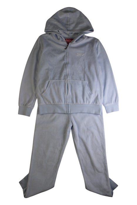 A Blue Pants Sets from Juicy Couture in size 6T for girl. (Front View)
