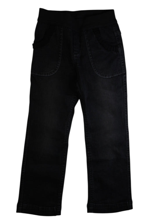 A Black Casual Pants from Kingkow in size 6T for girl. (Front View)