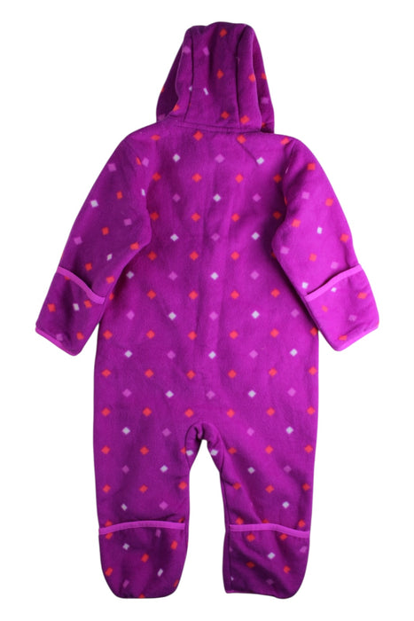 A Purple Snowsuits from Columbia in size 12-18M for girl. (Back View)