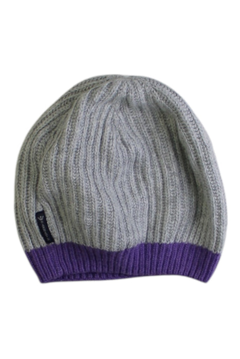 A Grey Winter Hats from Armani in size 6T for girl. (Back View)