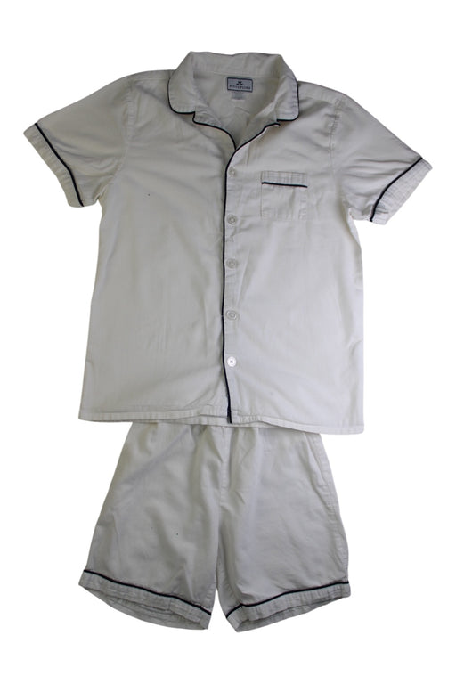 A Beige Pyjama Sets from Petite Plume in size 12Y for boy. (Front View)