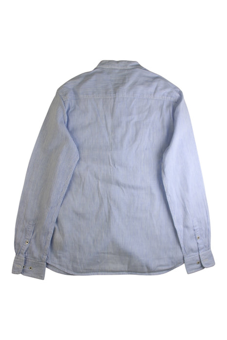 A Blue Long Sleeve Shirts from Massimo Dutti in size 11Y for boy. (Back View)