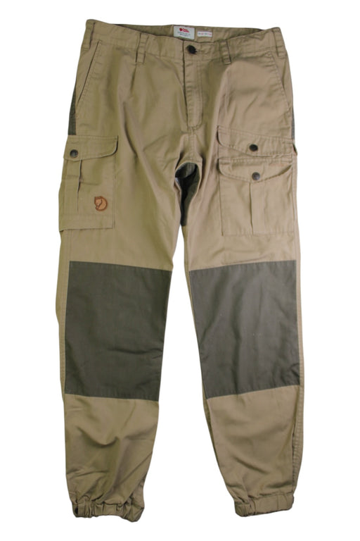 A Beige Casual Pants from Fjällräven in size 11Y for boy. (Front View)