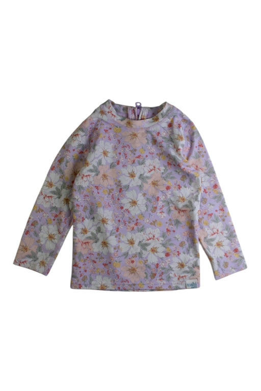 A Multicolour Rash Guards from Toshi in size 12-18M for girl. (Front View)