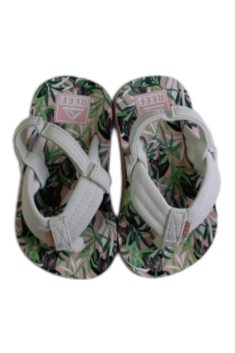 A Multicolour Sandals from Reef in size 4T for girl. (Back View)