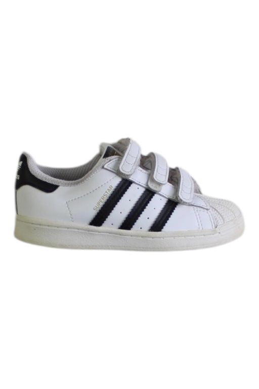 A Black Sneakers from Adidas in size 3T for boy. (Front View)