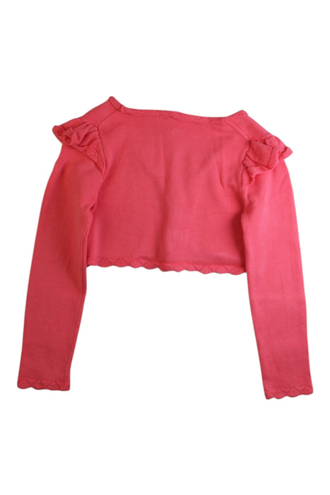 A Pink Long Sleeve Tops from Janie & Jack in size 6T for girl. (Back View)