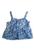 A Blue Sleeveless Tops from Janie & Jack in size 5T for girl. (Front View)