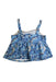 A Blue Sleeveless Tops from Janie & Jack in size 5T for girl. (Back View)