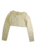 A Yellow Cardigans from Janie & Jack in size 6T for girl. (Back View)