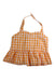 A Orange Sleeveless Tops from Janie & Jack in size 6T for girl. (Front View)