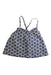 A White Sleeveless Tops from Janie & Jack in size 6T for girl. (Front View)
