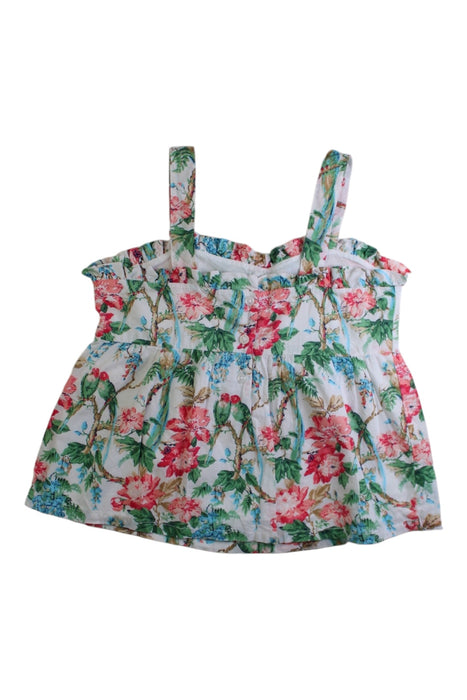 A Multicolour Sleeveless Tops from Janie & Jack in size 6T for girl. (Back View)
