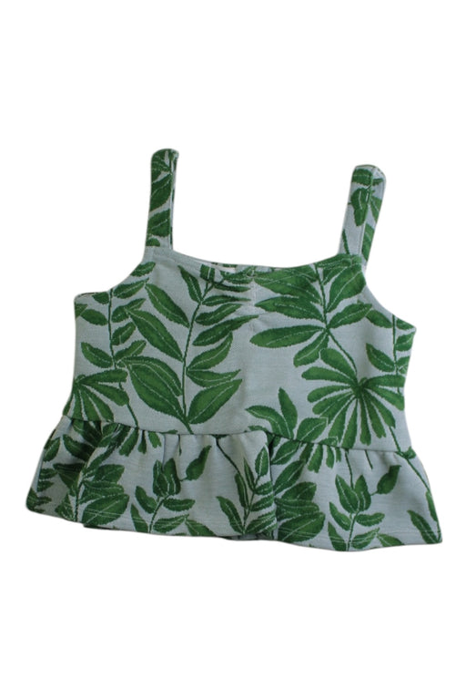 A Green Bags from Janie & Jack in size 6T for girl. (Front View)
