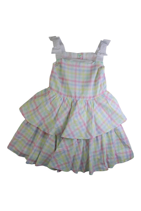 A Multicolour Sleeveless Dresses from Janie & Jack in size 6T for girl. (Front View)