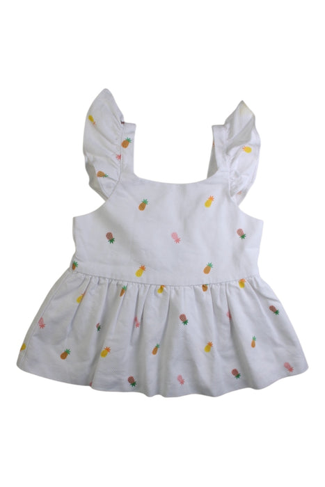 A Multicolour Sleeveless Tops from Janie & Jack in size 5T for girl. (Front View)