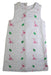 A White Sleeveless Dresses from Janie & Jack in size 7Y for girl. (Front View)