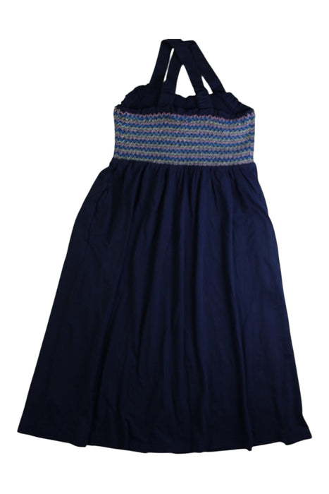 A Navy Sleeveless Dresses from Crewcuts in size 8Y for girl. (Back View)