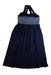 A Navy Sleeveless Dresses from Crewcuts in size 8Y for girl. (Back View)