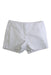 A White Shorts from Crewcuts in size 7Y for girl. (Front View)